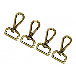 Avis 4pcs émerillons de pince de homard fermoir queue crochet accessoires 20mm bronze