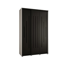 Abiks Meble Armoire Davos 12 À Portes Coulissantes 235,2/160/45 3 Portes