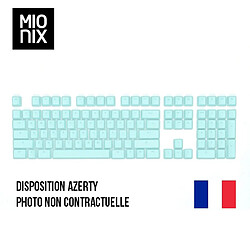 Keycaps MIONIX AZERTY (FR) - Ice Cream (BLEU)