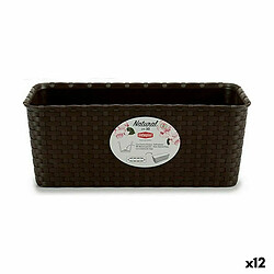 Jardinière Stefanplast Plastique 13 x 11 x 28,5 cm (12 Unités)