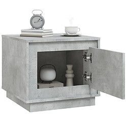 Acheter Maison Chic Table basse,Table Console Table d'appoint, Table pour salon gris béton 51x50x44 cm bois d'ingénierie -MN91309