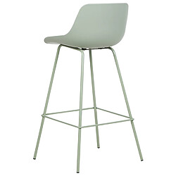 Beliani Tabouret de bar Set de 2 Vert clair EMMET pas cher