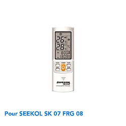 Superior Télécommande de remplacement climatisation pour SEEKOL SK 07 FRG 08