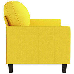 Acheter Maison Chic Canapé à 3 places,Canapé droit,Sofa de Salon,Banquette Jaune clair 180 cm Tissu -GKD333995