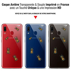 Avis Caseink Coque arrière Samsung Galaxy A20 (6.4 ) Gel HD [ Nouvelle Collection - Souple - Antichoc - Imprimé en France] Petits Scarabés