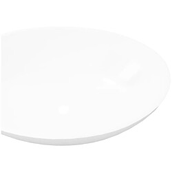 Avis vidaXL Lavabo en forme ovale Céramique 40 x 33 cm Blanc