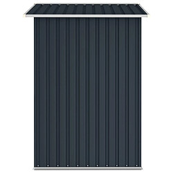 Avis Helloshop26 Abri de jardin cabane cabanon maison de stockage remise extérieur hangar outils robuste 205 x 129 x 183 cm acier galvanisé anthracite 02_0022207