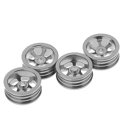 4 pièces 1/28 moyeux de roue de voiture rc pour wltoys k979 k989 upgrade parts grey pas cher