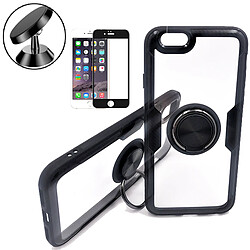 Kit Coque 3x1 Phonecare Clear Armor + Verre Trempé 5D Full Cover + Support Magnétique pour Voiture Iphone 6