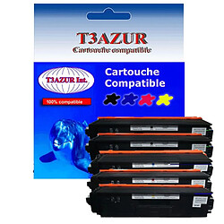 5 Toners Laser compatibles pour Brother DCP-L8400CDN, DCP-L8450CDW (TN325/TN326/TN329)- T3AZUR