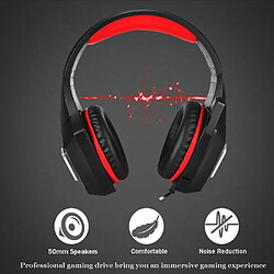 Acheter Yonis Casque Audio Gaming RGB Lumineux 3.5mm