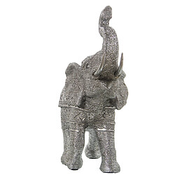 Figurine Décorative Alexandra House Living Argenté Plastique Eléphant 18 x 40 x 36 cm