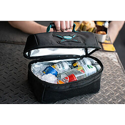 Toolbrothers Fan Kit déjeuner dans un sac isotherme Makita avec boîte à pain en inox 2 étages couvercle en bambou 1340 ml +