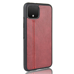 Avis Wewoo Coque Rigide Pour Google Pixel 4 XL Coudre Motif Vache Antichoc PC + PU + TPU Rouge