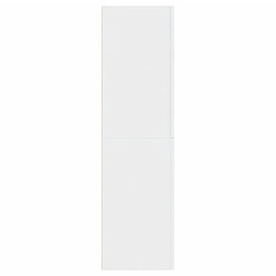 Avis vidaXL Meuble TV Blanc 30,5x30x110 cm Bois d’ingénierie