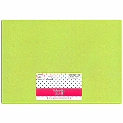 TOGA Flex thermocollant à paillettes - Jaune Fluo - 30 x 21 cm