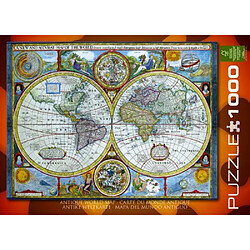 Acheter Eurographics Nouvelle carte prAcise du puzzle du monde (1000 piAces), 6000-2006