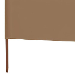 Acheter vidaXL Paravent 6 panneaux Tissu 800 x 80 cm Taupe