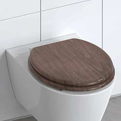 Avis SCHÜTTE Siège de toilette fermeture en douceur Natural MDF