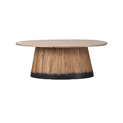 BOIS & CHIFFONS Table à manger ovale 200 cm | Acacia Dimona