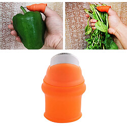 Acheter 2x Silicone Pouce Couteau Légumes Coupeurs Doigt Pouce Plante Coupeurs L & S