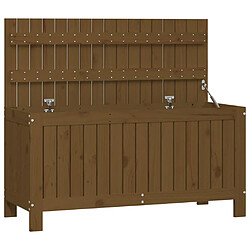 vidaXL Boîte de rangement de jardin Marron miel 108x42,5x54cm Bois pin