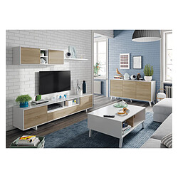 Acheter Loungitude Meuble TV HUGO 3 portes et 1 niche