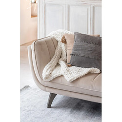 Avis Dansmamaison Coussin Bord Carre Cuir Gris