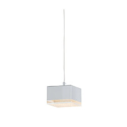 Luminaire Center Suspension LED Seth Acrylique,alliage métallique Chrome