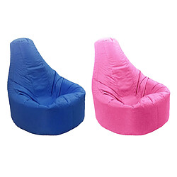 xxl inclinable gaming pouf housse de chaise adulte siège pod sac bleu et rose