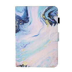 Etui en PU réveil automatique et sommeil à motifs avec support et porte-cartes peinture à l'huile pour votre Lenovo Tab M10 HD Gen 2 X306X