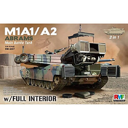 Rye Field Model Maquette Char M1a1/ A2 Abrams W/full Interior 2 In 1