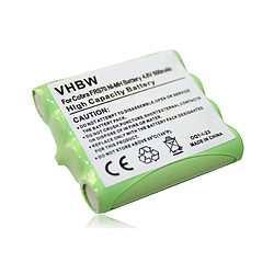 vhbw Batterie compatible avec Cobra FRS1102MFVP, FRS1102SB, FRS130, FRS250 MICRO, FRS305, FRS307 radio talkie-walkie (600mAh, 4,8V, NiMH)