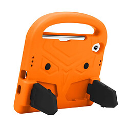 Coque en TPU style moineau EVA avec béquille orange pour votre Apple iPad mini (2021)