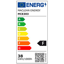 Acheter Ampoule LED Maclean MCE303 CW, E27, 38W, 220-240V AC, blanc froid, 6500K, 3990lm