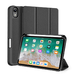 Dux Ducis Etui en PU antichoc, avec support à trois volets noir pour votre Apple iPad mini 6 (2021)