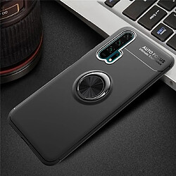 Wewoo Coque Souple Titulaire de l'anneau en métal Étui TPU rotatif à 360 degrés pour Huawei Honor 20 Pro noir + or rose