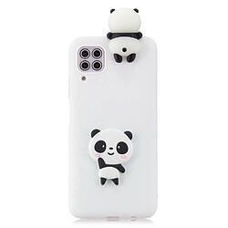 Coque en TPU Décor de poupée 3D souple panda/blanc pour votre Huawei P40 Lite/Nova 6 SE/Nova 7i