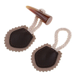 boutons couture fantaisie enfants noir gris bois