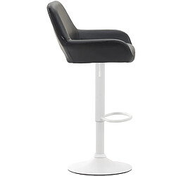 Avis Non Tabouret de bar Braga simili cuir blanc