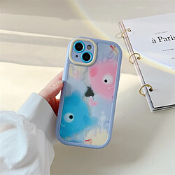 GUPBOO Étui pour iPhone13ProMax Étui de téléphone portable mignon Licorne de couleur transparent