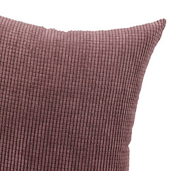 Acheter Taie D'oreiller à Jet Doux Housse De Coussin De Taille Pour Canapé Carré Marron 60 X 60 Cm