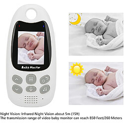 Avis MONMECD BabyPhone Vidéo Sans Fil Multifonctions-sans Fil-VOX-Ecran 2.0 LCD-Caméra Bidirectionnel - Vision Nocturne-Berceuses