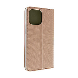 Avizar Étui iPhone 14 Pro Clapet Magnétique Porte-carte Fonction Support rose gold