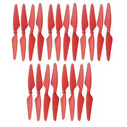 20x Quadcopter Hélice RC Drone Spare Blade pour Hubsan X4 MJX Bugs 3 Rouge