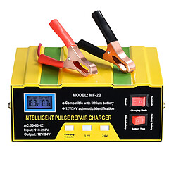 10A 12 / 24V Chargeur De Batterie De Voiture électrique Chargeur Automatique De Plomb D'affichage LCD