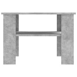 Acheter Maison Chic Table basse,Table Console Table d'appoint, Table pour salon Gris béton 60 x 60 x 42 cm Aggloméré -MN56590