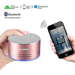 Avis Universal Haut-parleur YH-Bluetooth, mini-haut-parleur de voyage portable sans fil avec un son supérieur, 5 heures de jeu, appel mains libres, emplacement de carte TF (or)