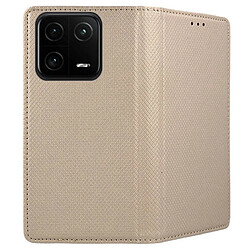 Acheter Htdmobiles Housse pour Xiaomi 13 Pro 5G - etui coque pochette portefeuille + verre trempe - OR MAGNET