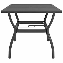 Acheter Salle à manger de jardin 3 pcs,Table et chaise à dîner Textilène et acier -MN46760